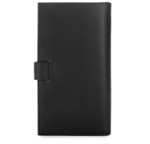 Porte-chéquier cuir lisse  Lancaster Smooth 137-16-NOIR Noir vue de dos