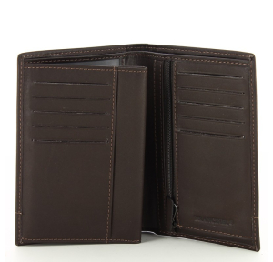 Portefeuille 3 volets Francinel Pialota cuir gras 68932 Marron intérieur
