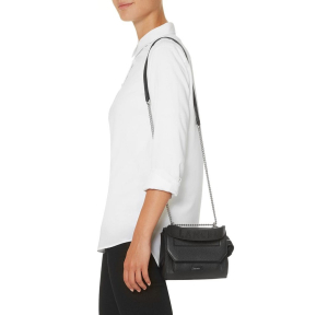 Sac bandoulière à rabat Lancel Ninon S A09221