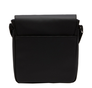 Sac porté travers Lacoste Men's Classic  NH2341HC 000 couleur noir vue de derrière.