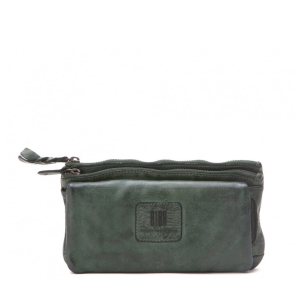 Grand portefeuille Kansas zippé cuir Biba KA4 Vert