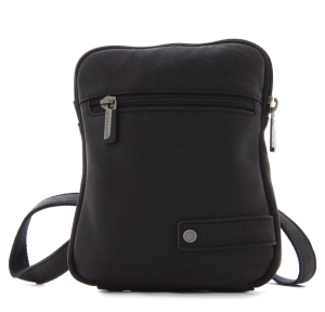 Petit body bag Arthur & Aston Oscar en cuir 1978-09 Noir