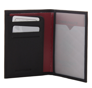 Porte papiers auto Venise 37972 NR couleur noir vue de l'interieur.