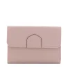 Petit portefeuille Francinel Blandine 22379ROS couleur rose vue de face. Petit portefeuille Francinel Blandine 22379ROS couleur rose vue de face.