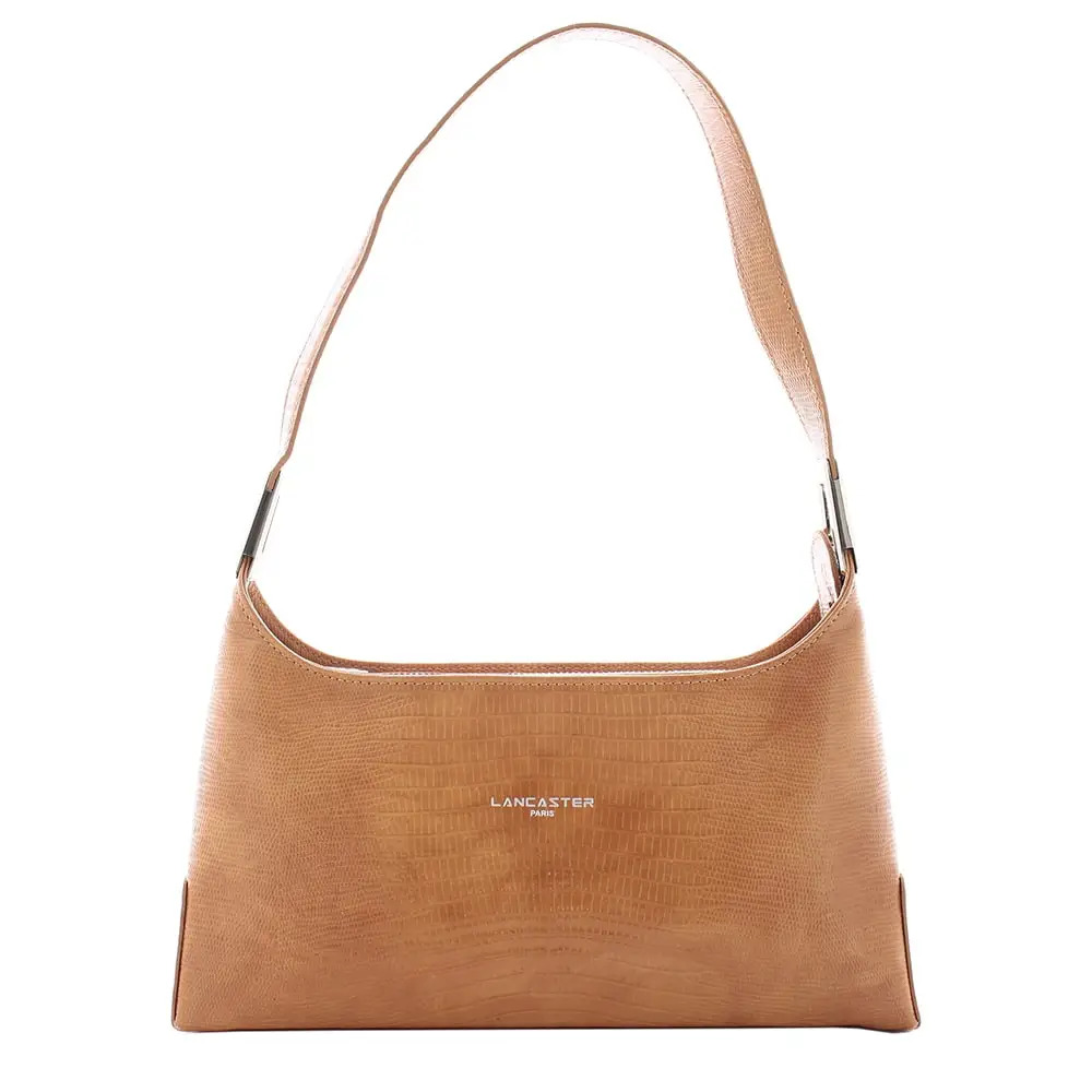 Sac baguette Lancaster Suave Ace Lézard et Croco