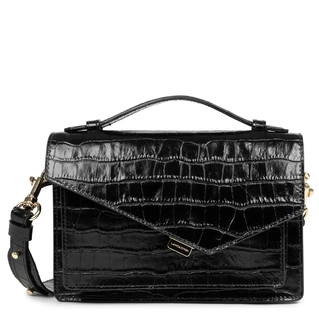 Sac trotteur Lancaster Zoé croco