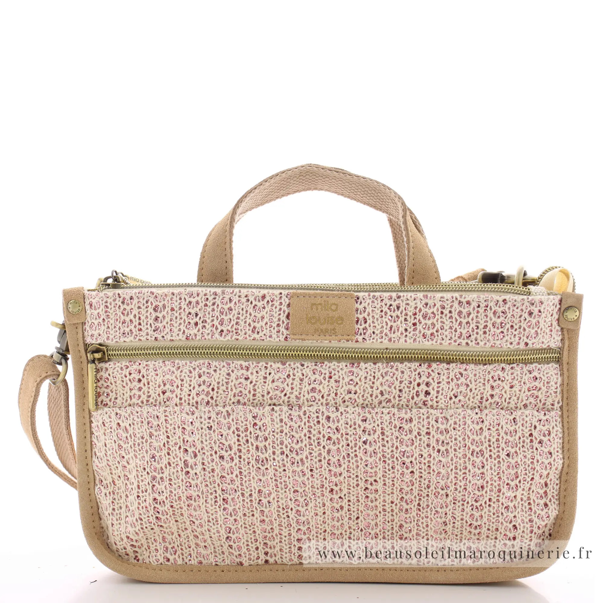 Sac bandoulière texturé Mila Louise Rok HD