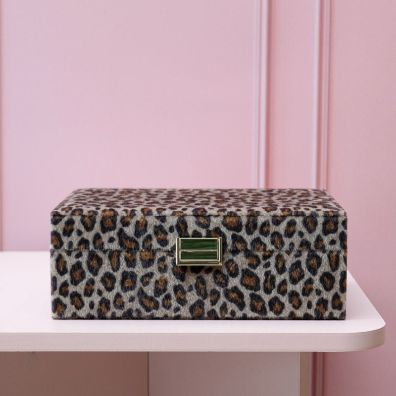 Boîte à bijoux Maison Scarlett Louise en velours