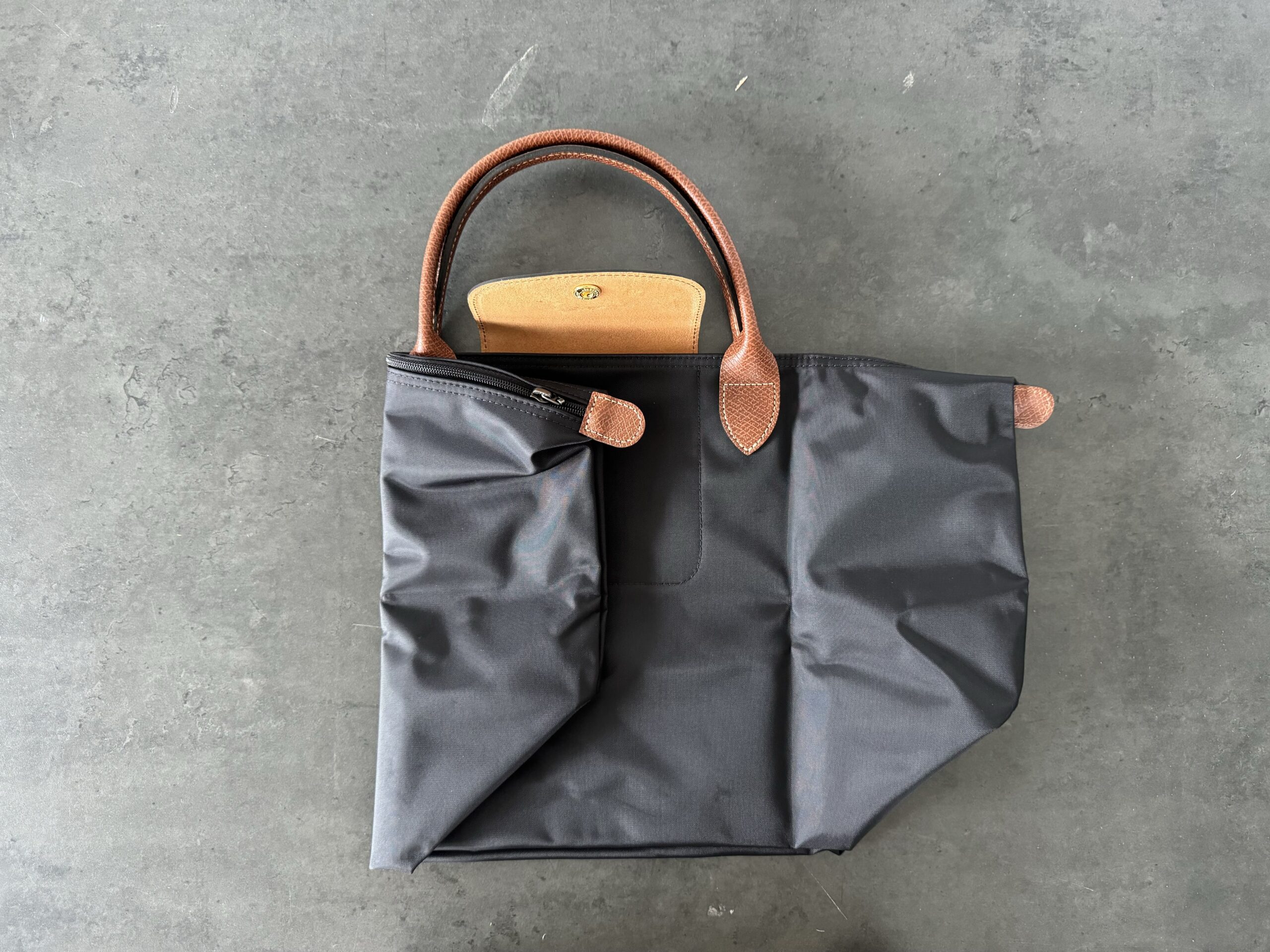 sac le pliage plié d'un coté