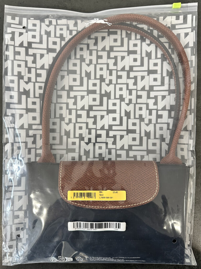Packaging Longchamp Le Pliage