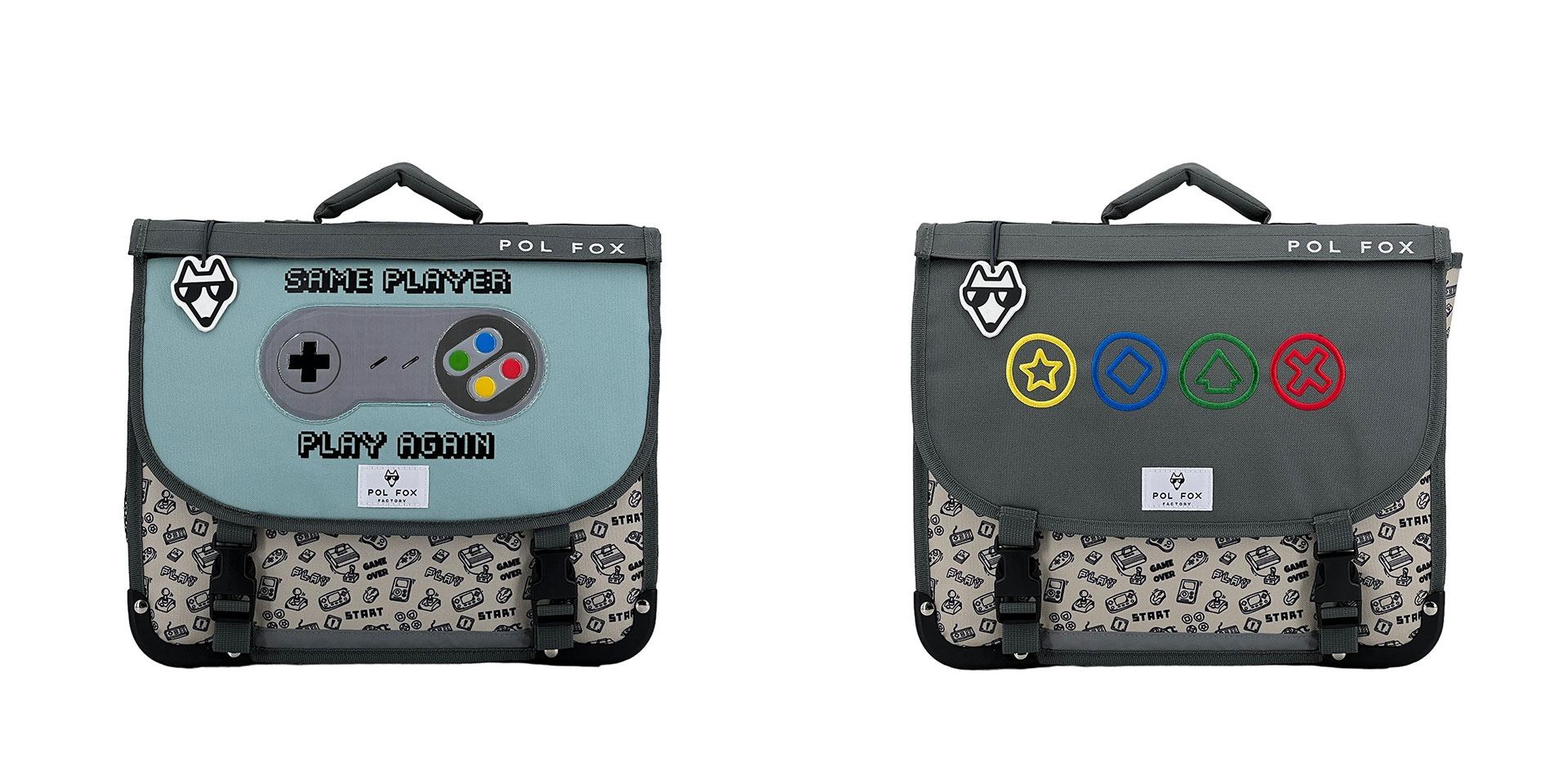 Cartable réversible Pol Fox Gamer