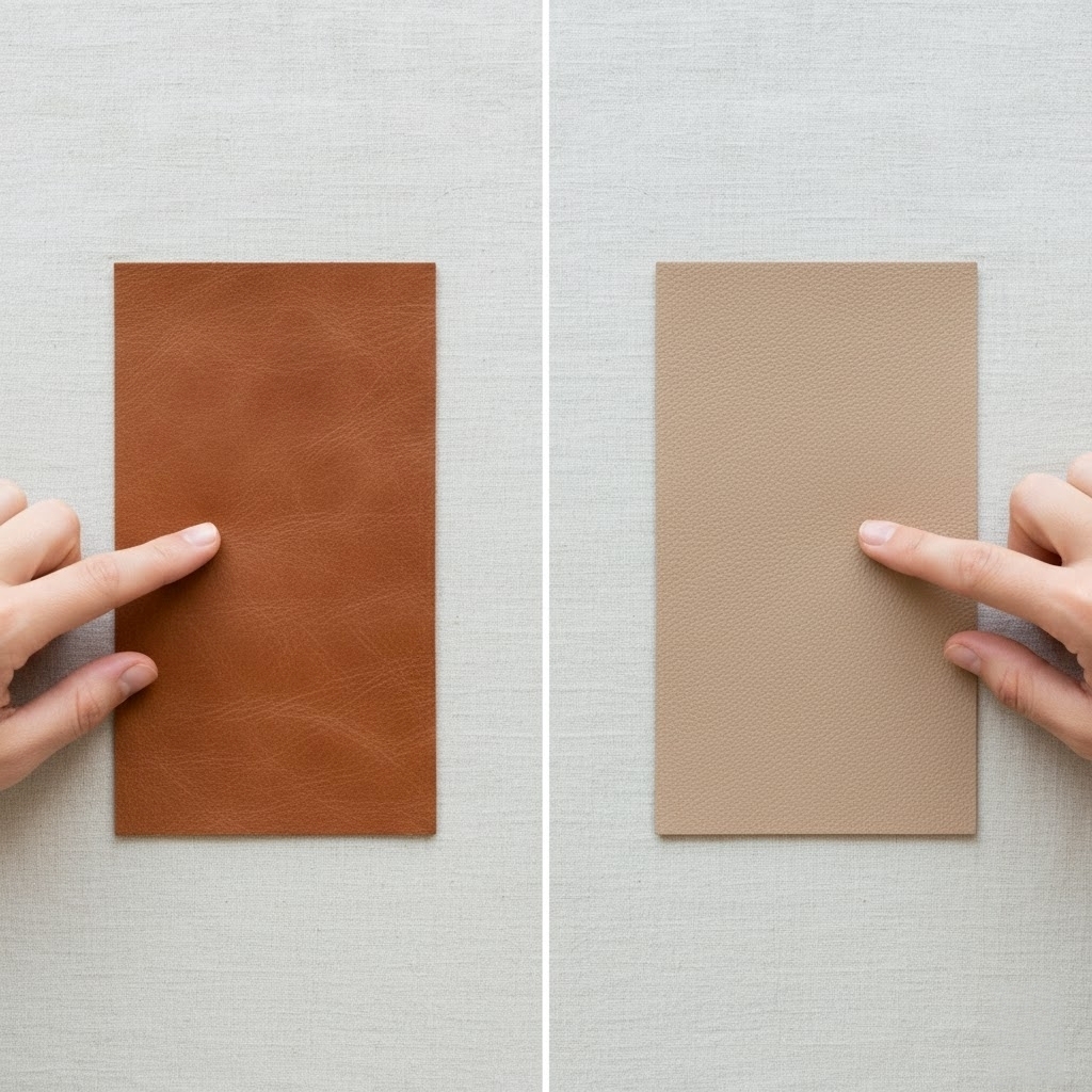 comparaison cuir matière