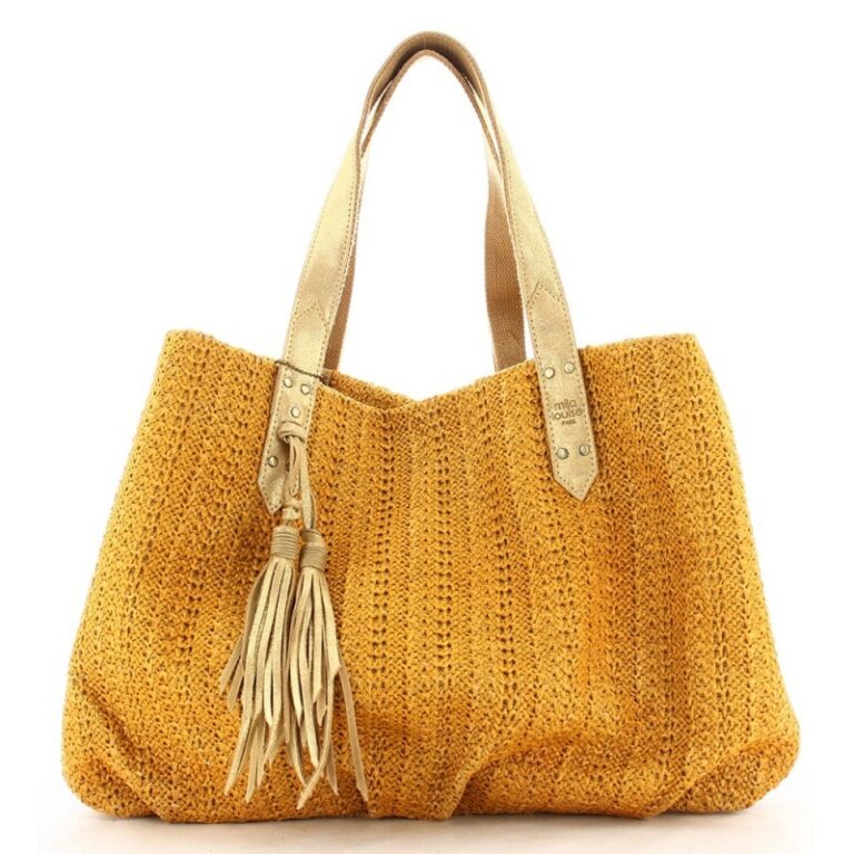 Sac cabas d'été Mila Louise Nicolette effet paille