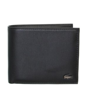 Lacoste Portefeuille homme horizontal 3 volets Crocodile