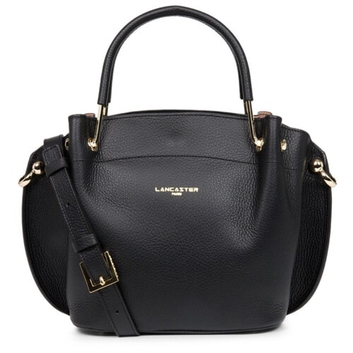 Sac Lancaster Louisa Foulonné Double noir