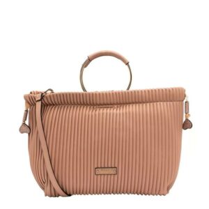 Sac à main plissé Lollipop Rose Helle anses rondes ref: S195021 U0DX