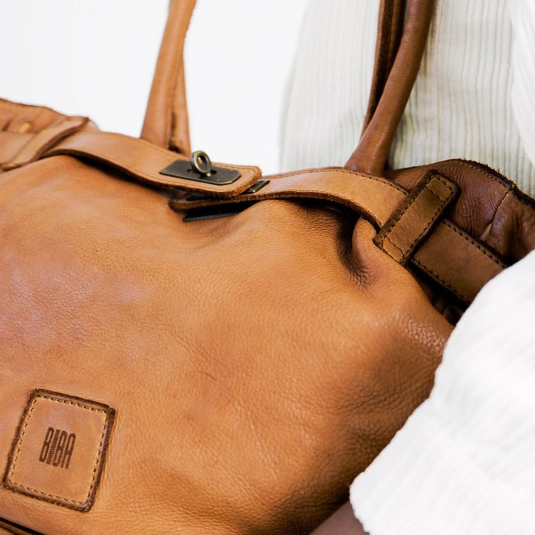 Sac Biba en cuir véritable