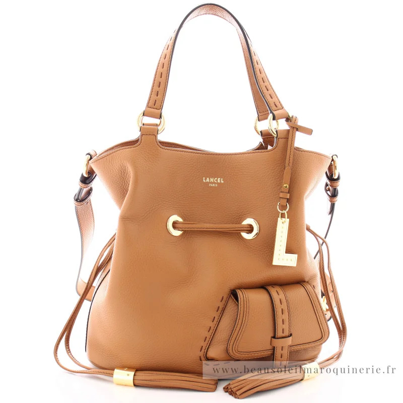 Sac seau moyen cuir Lancel Premier Flirt