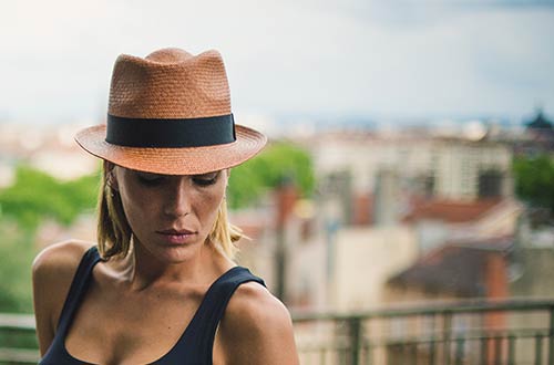 chapeau trilby femme