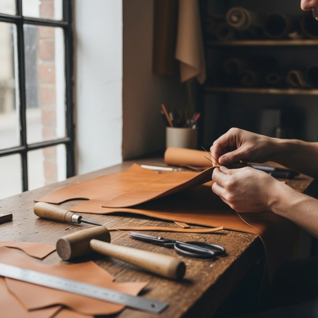 travail cuir main