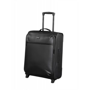 Jump Valise cabine extensible 2 roues 55cm Stripe Noir 2485NR