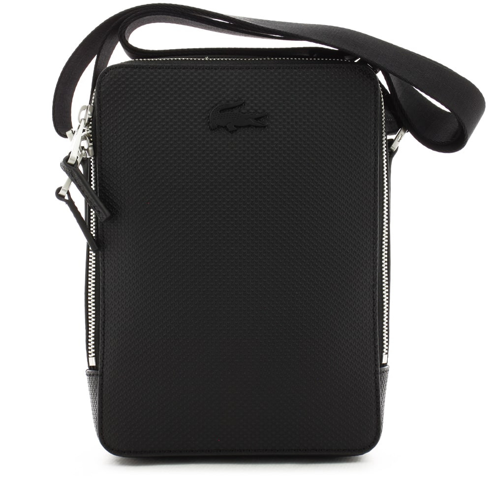 Sacoche verticale homme Lacoste Chantaco en cuir