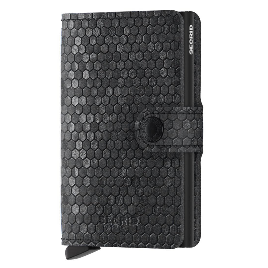 Porte-cartes Secrid Miniwallet Hexagon MHE-BLACK Noir