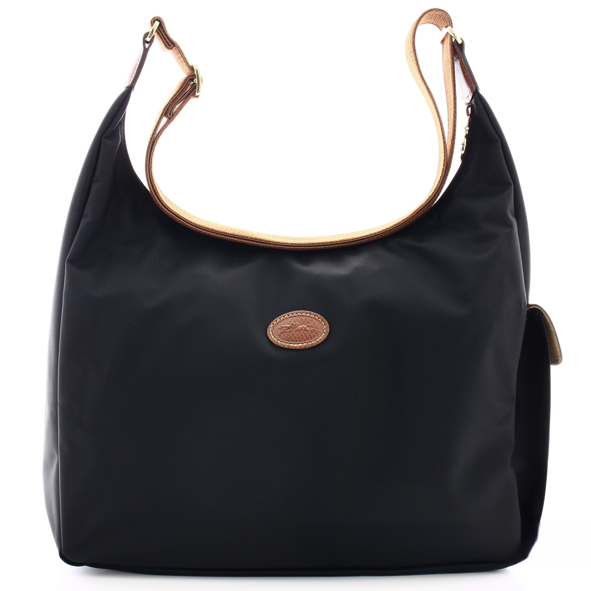 Grand sac besace Longchamp Le Pliage Original L2450089001 couleur Noir vue de face