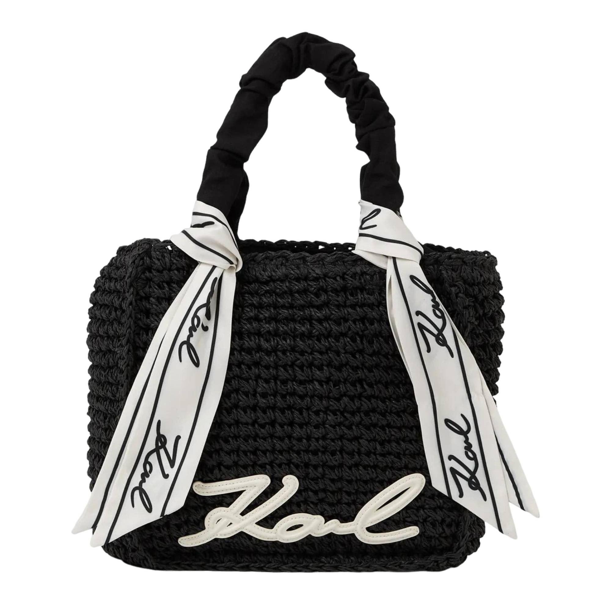 Sac de plage Signature avec foulard Karl Lagerfeld tendance 2026
