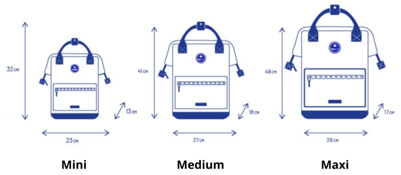 Guide des tailles de sacs Cabaia : trouvez votre sac idéal !