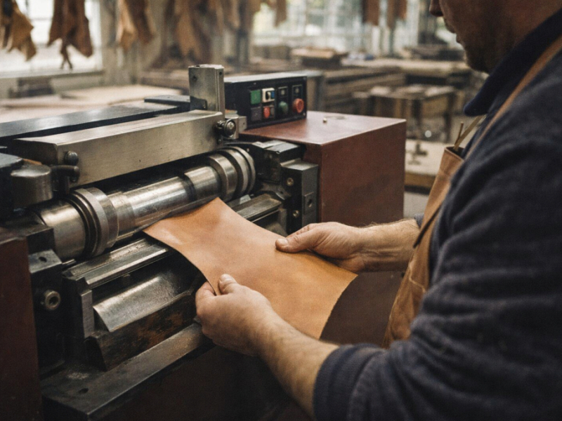 La refente du cuir : diviser la peau pour l'adapter à chaque usage