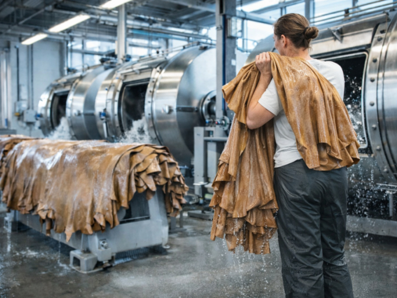 Le tannage : transformer la peau en cuir